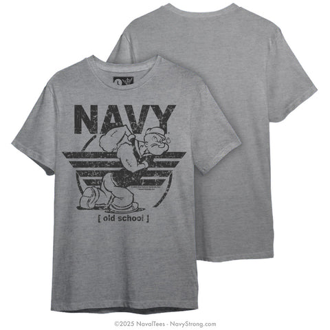 "Old School Popeye" Tee | Grey