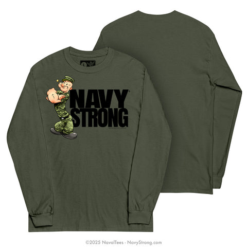 "Popeye NWU" Long Sleeve Tee | Military Green