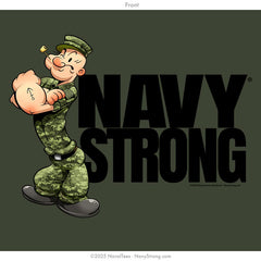 "NWU Popeye" Hooded Sweatshirt | Military Green