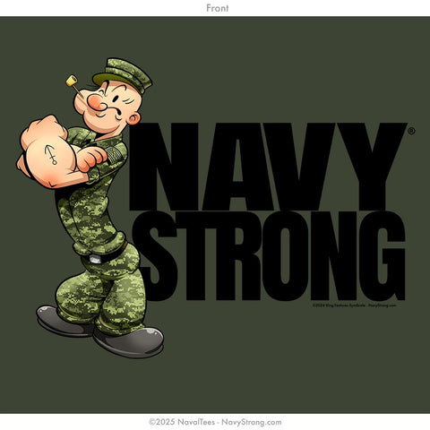 "Popeye NWU" Long Sleeve Tee | Military Green