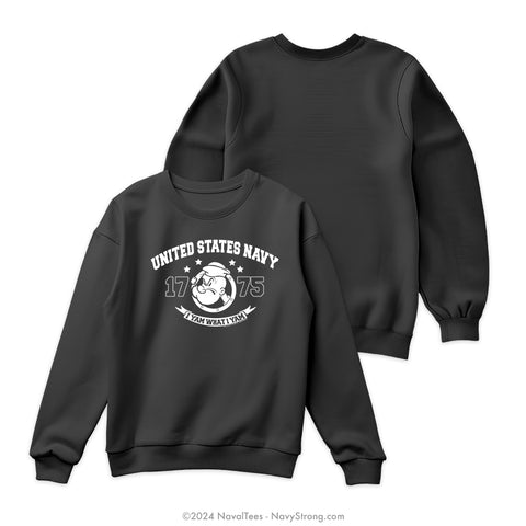 Popeye "1775" Crewneck Sweatshirt | Black