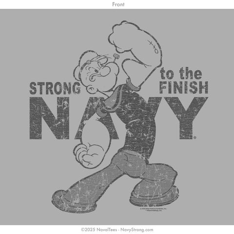"Popeye Strong" Tee | Grey