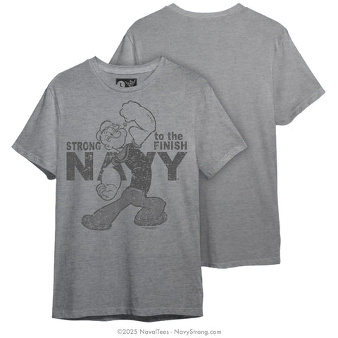 "Popeye Strong" Tee | Grey