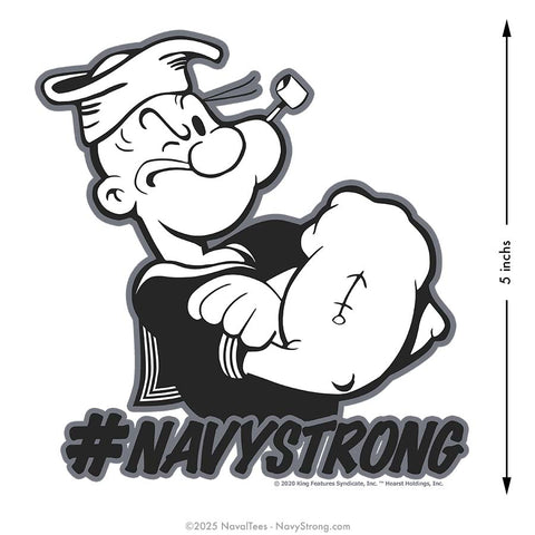 "Popeye Hashtag" | 5.5 inch Vinyl Decal