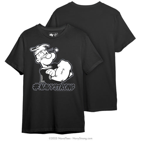 "Popeye Hashtag" Tee | Black