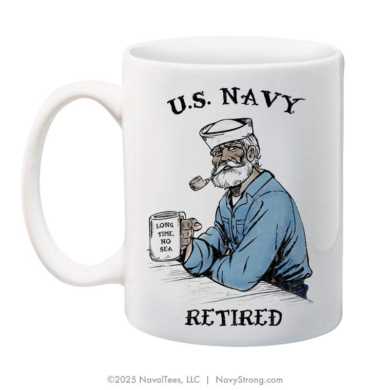 "Long Time, No Sea" | 15 oz Coffee Mug