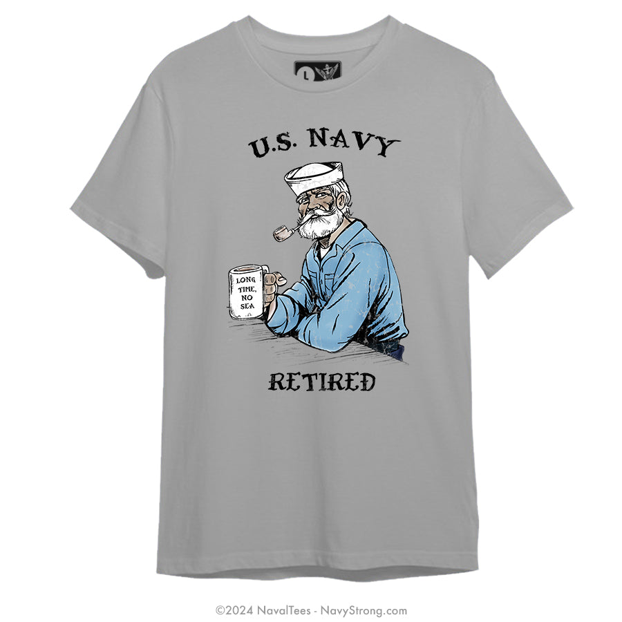 "Long Time, No Sea" Tee - Grey