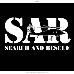 "SAR HELO" Crewneck Sweatshirt | Black