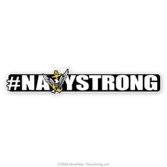 "Hashtag NavyStrong" | 15 inch Vinyl Decal