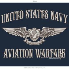 "Enlisted Aviation Warfare" Zippered Hoodie | Navy