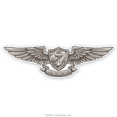 "Aviation Warfare" Vinyl Sticker | 3.75 x 12 in
