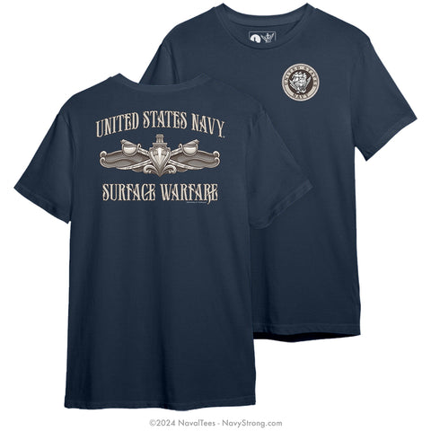 "Enlisted Surface Warfare" Tee | Navy
