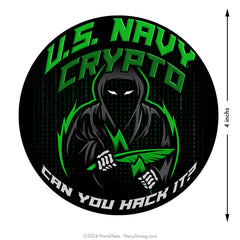 "Crypto" | 4 inch Vinyl Decal