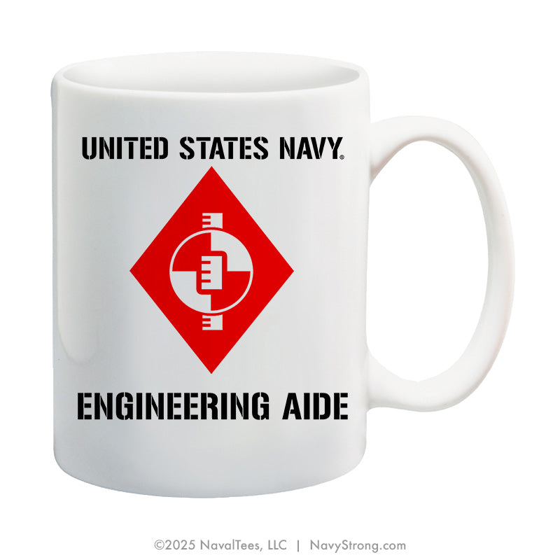 "Seabee Rating - EA" - 15 oz Coffee Mug