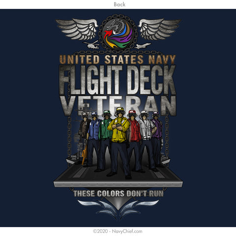 "Flight Deck Veteran" Tee - Navy