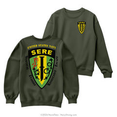"SERE" Crewneck Sweatshirt | Mil Green