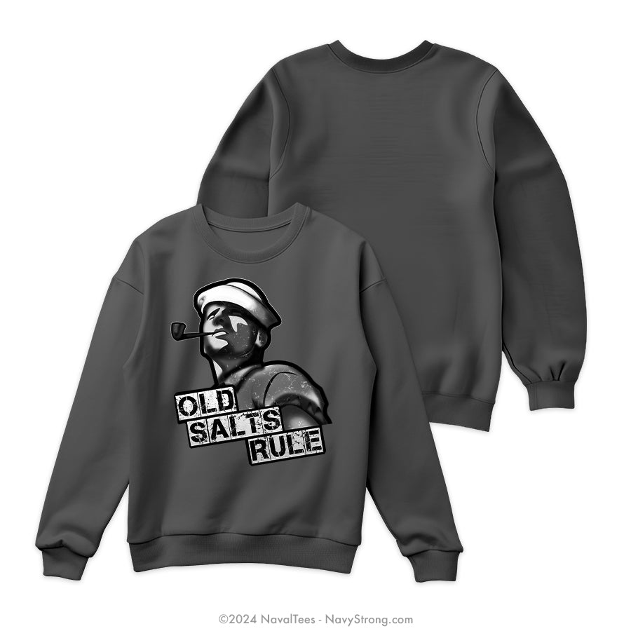 "Old Salts" Crewneck Sweatshirt | Dark Grey