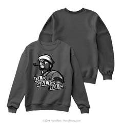 "Old Salts" Crewneck Sweatshirt | Dark Grey