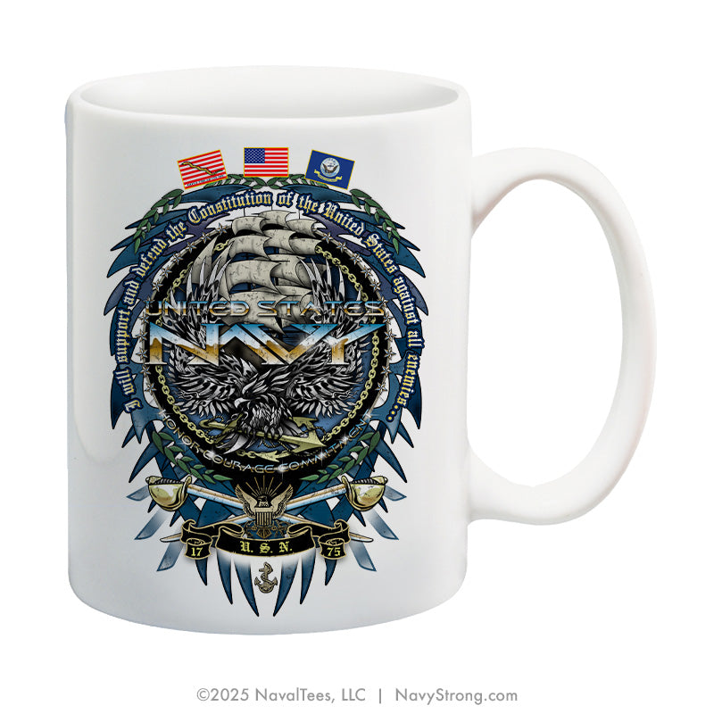 "Support & Defend" | 15 oz Coffee Mug