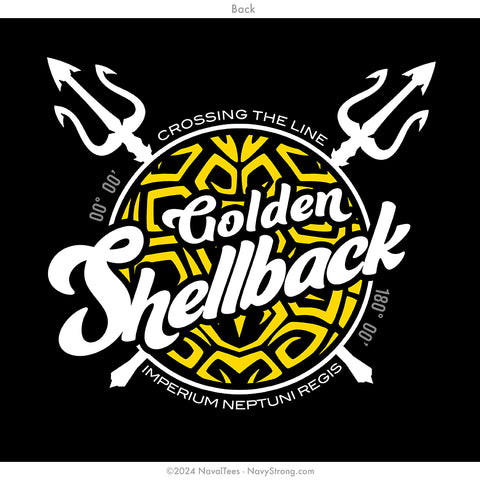 "Golden Shellback" Tee - Black