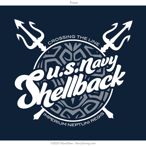 "US Navy Shellback" Tee - Navy