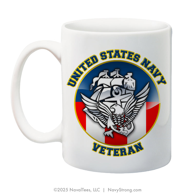 "US NAVY VETERAN" | 15 oz Coffee Mug