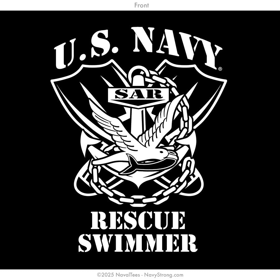 "American Flag SAR" Hooded Sweatshirt | Black