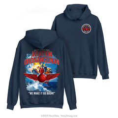 "Boom Squad" Hooded Sweatshirt | Navy