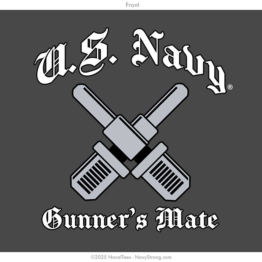"Gunner Skull" Hooded Sweatshirt | Charcoal