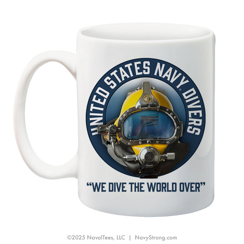 "Underwater Flag" | 15 oz Coffee Mug