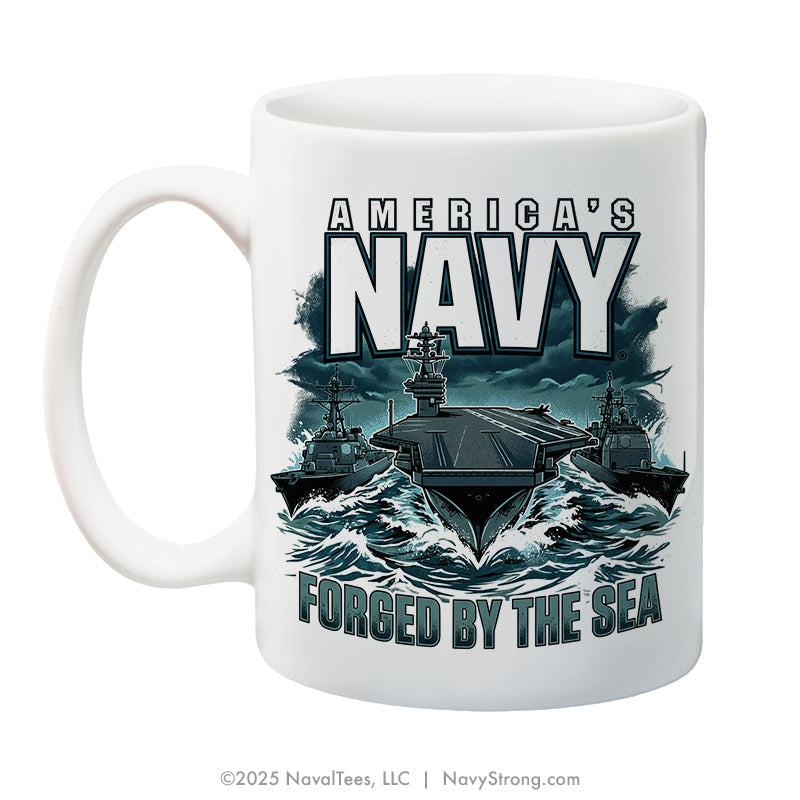 "Forged by the Sea" | 15 oz Coffee Mug