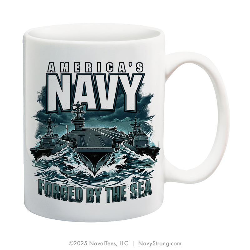 "Forged by the Sea" | 15 oz Coffee Mug