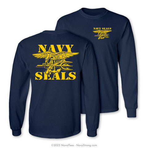 "Navy Seals" Long Sleeve Tee - Navy