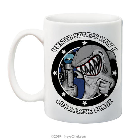 "Submarine Force" - 15 oz Coffee Mug - NavyChief.com - Navy Pride, Chief Pride.