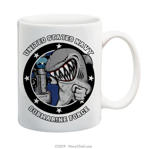 "Submarine Force" - 15 oz Coffee Mug - NavyChief.com - Navy Pride, Chief Pride.