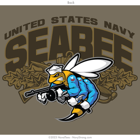 "Seabee Combat" Tee - NWU Brown