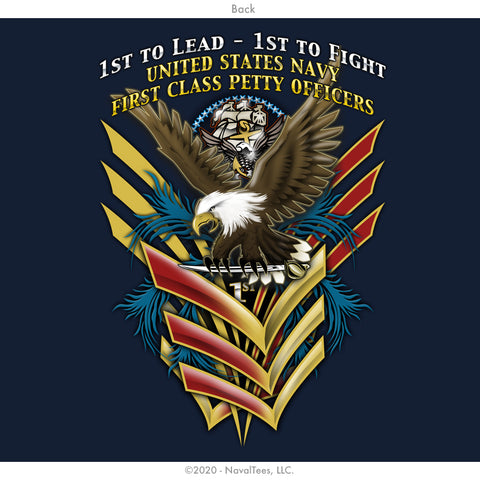 "First Class Petty Officer" Tee - Navy