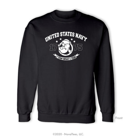 Popeye "1775" Crewneck Sweatshirt - Black