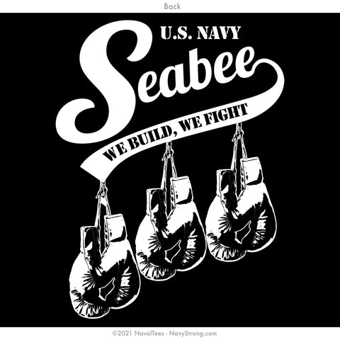 "Seabee Boxing" Tee - Black
