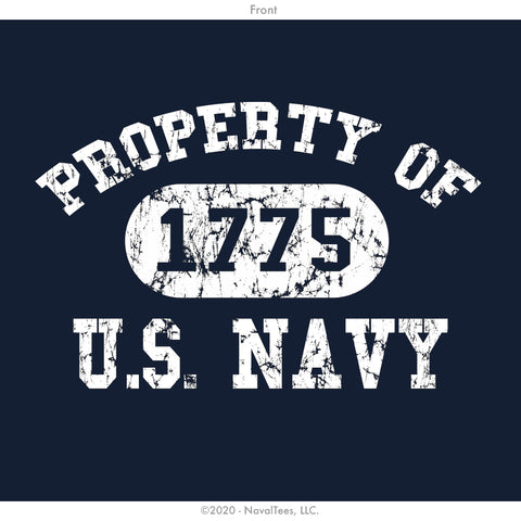 "Property Of USN" Tee - Navy