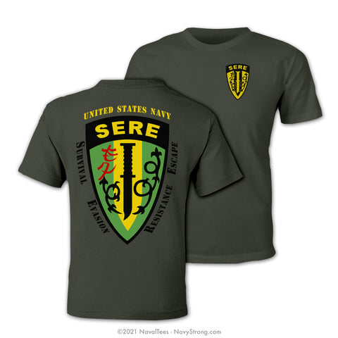 "SERE" Tee - Military Green