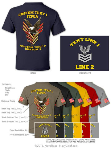Semi Custom Bulk Order - "FCPOA" - NavyChief.com - Navy Pride, Chief Pride.