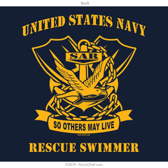 "Rescue Swimmer" T-shirt, Navy - NavyChief.com - Navy Pride, Chief Pride.