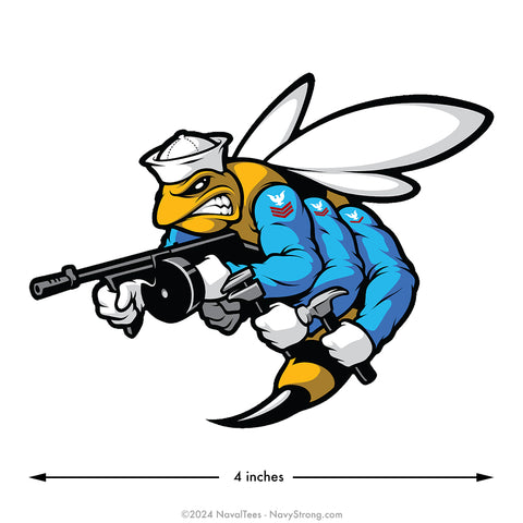 "Seabee" | 4 inch Vinyl Decal