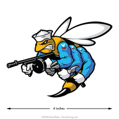 "Seabee" | 4 inch Vinyl Decal