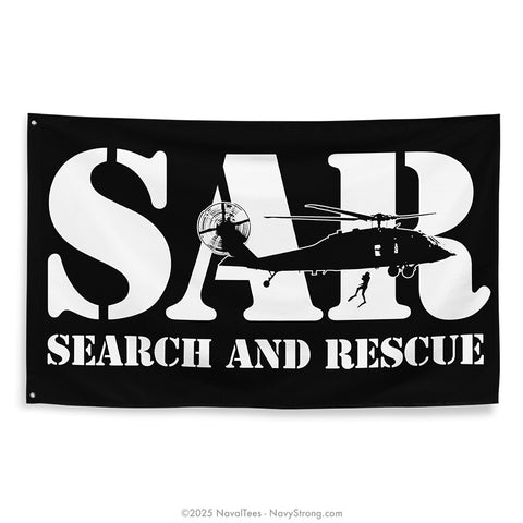 "SAR HELO" Flag | 55" x 34"