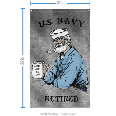 "Long Time" Flag | 55" x 34"