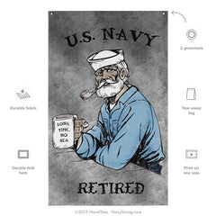 "Long Time" Flag | 55" x 34"