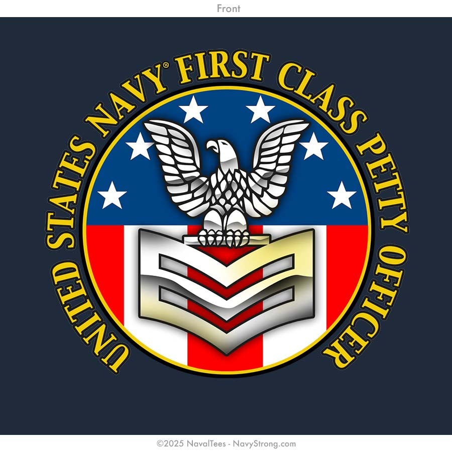 "First to Fight" Long Sleeve Tee | Navy