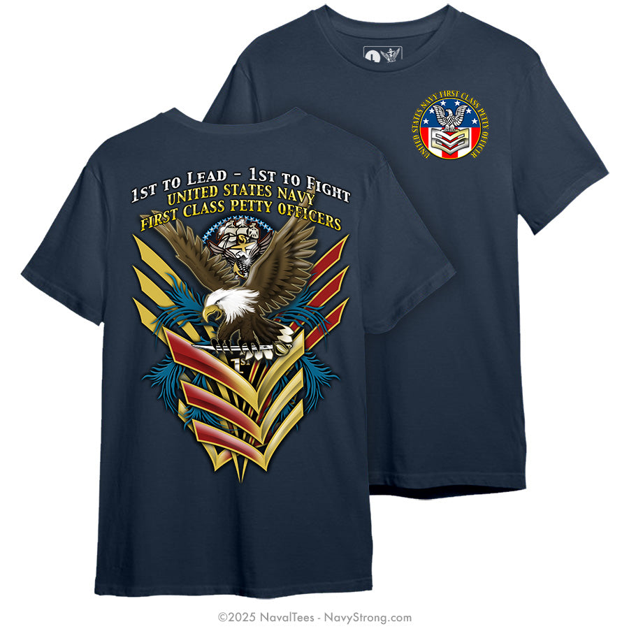 "First to Fight" Tee | Navy